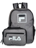 Heather Gray Backpack With Lunchbox Set I975