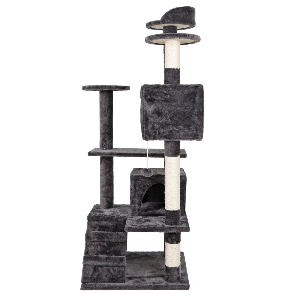 53'' Dark Gray Cat Tree I2131