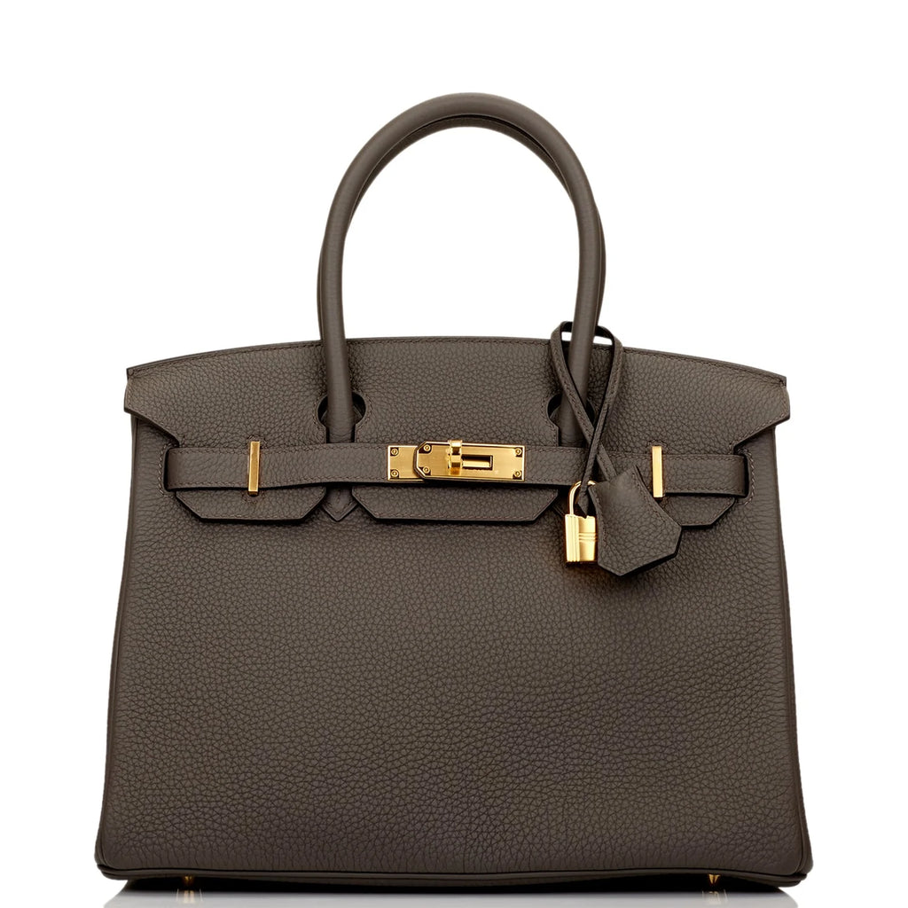 Togo Leather Handbag E386825