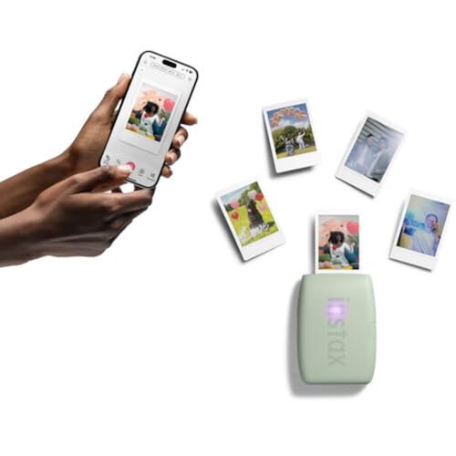 Sage Green Smartphone Printer with Instant Film M955249