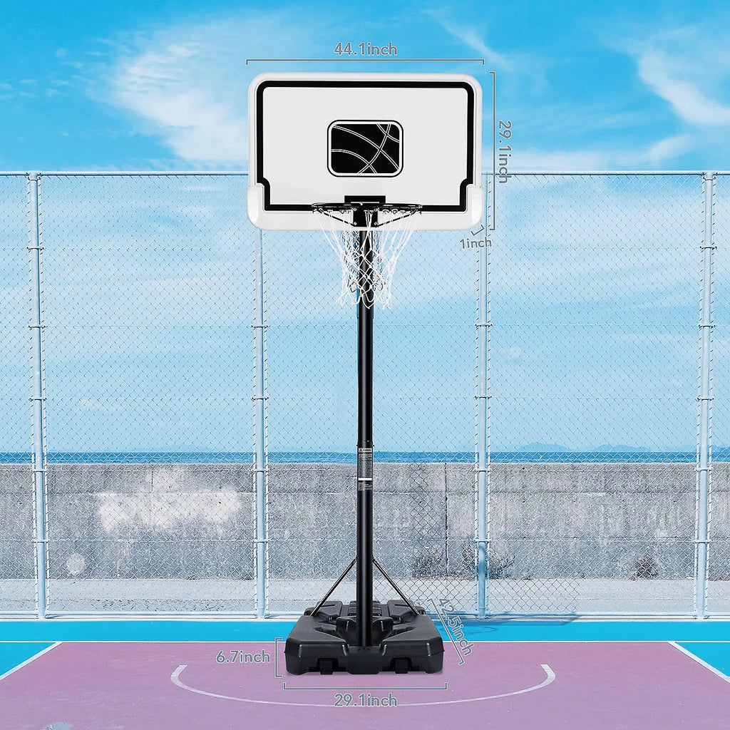 44'' Portable Height Adjustable Basketball Hoop Q6558