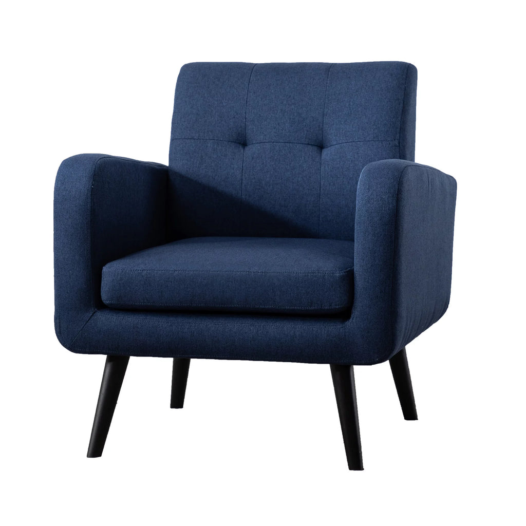 Blue Upholstered Accent Armchair P634