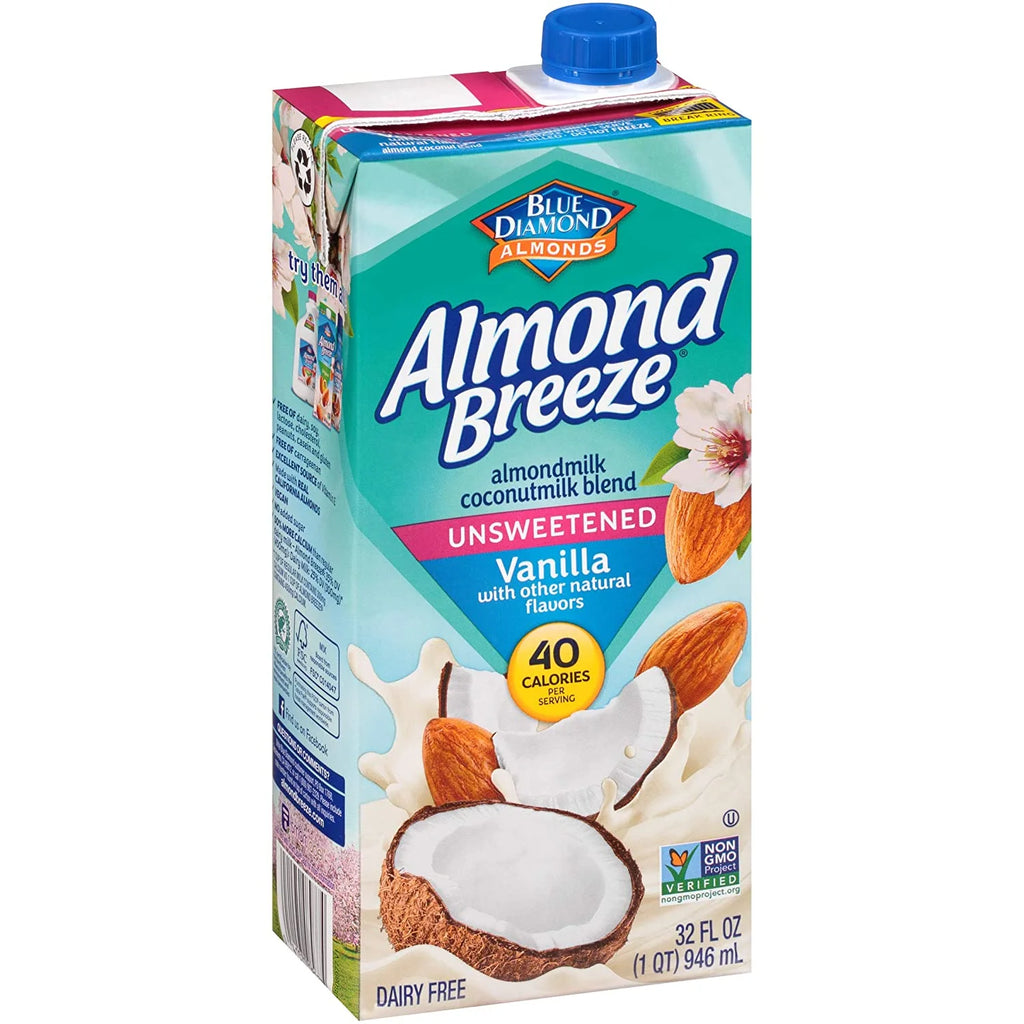 Unsweetened Vanilla Almond Coconut Blend 32 fl oz Pack of 4 U992