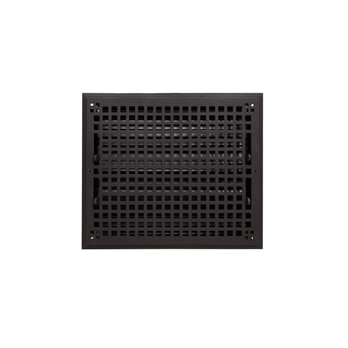 Oversized Cast Iron Wall Register Black C6387