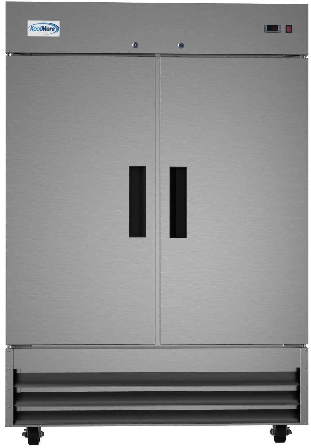 54 in Two Door Stainless Steel Reach-in Refrigerator Cooler T1774