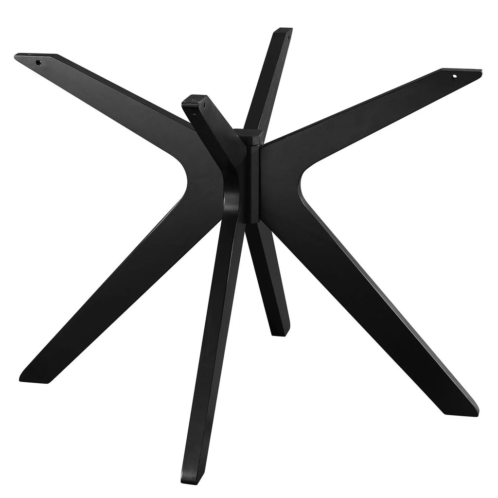 Black Round Wood Dining Table Z7344