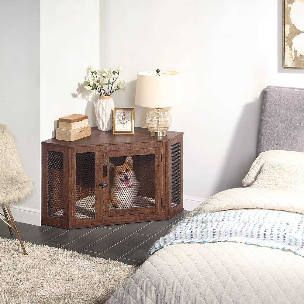 Corner Dog Crate K12839