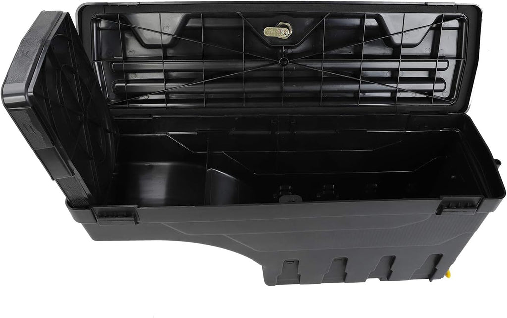 Truck Bed Wheel Well Storage Case Tool Box Lockable Storage Box P6414