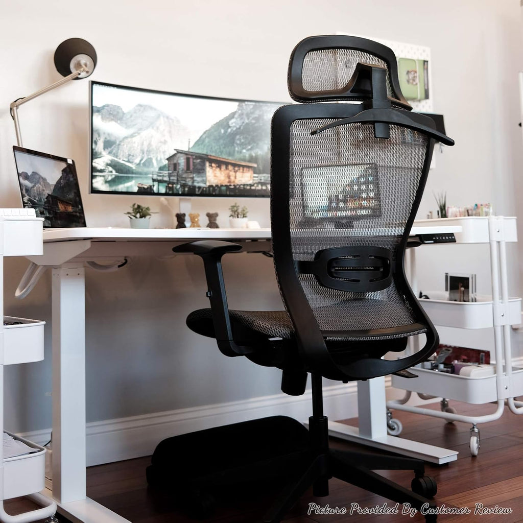 Black Mesh Ergonomic Office Chair E949673