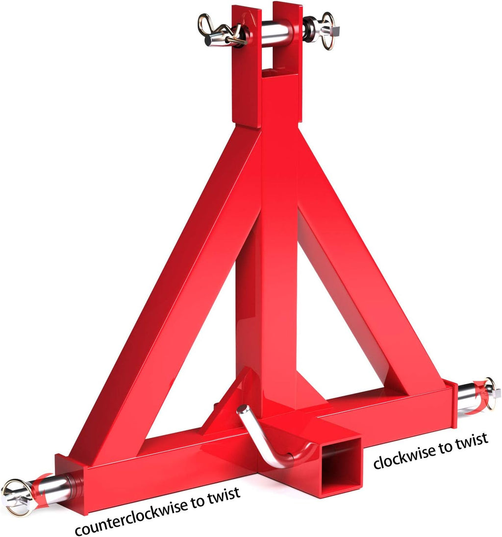 3 Point 2 Hitch Receiver Adapter Drawbar Trailer Adapter T2733