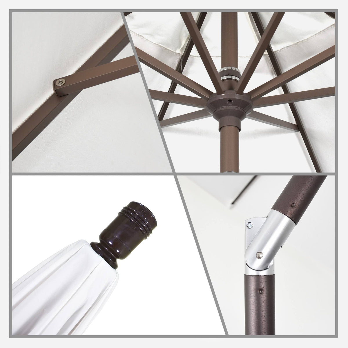 9 ft. Auto Tilt Aluminum Patio Umbrella K532