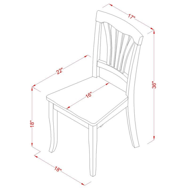 5pc White Rectangular 60 inch Table and 4 Chairs N7773