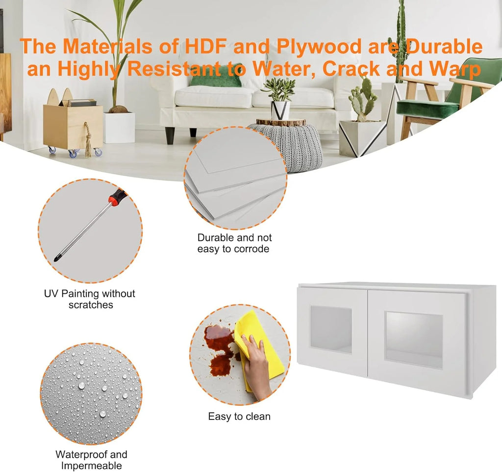 Wall-Mounted Medicine Cabinets with Soft-Close Doors F373695