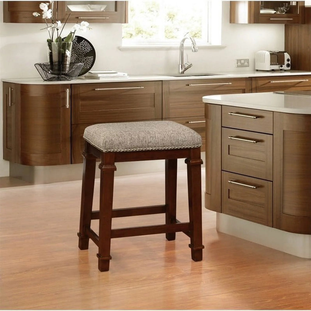 24" Counter Stool in Brown Tweed F5625