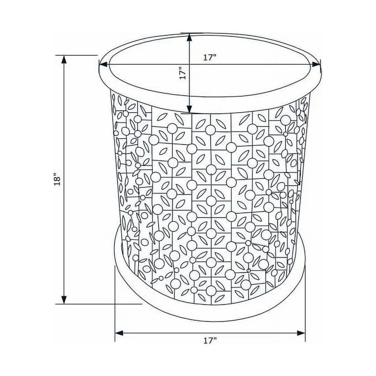 Mango Wood Side Table Y15368