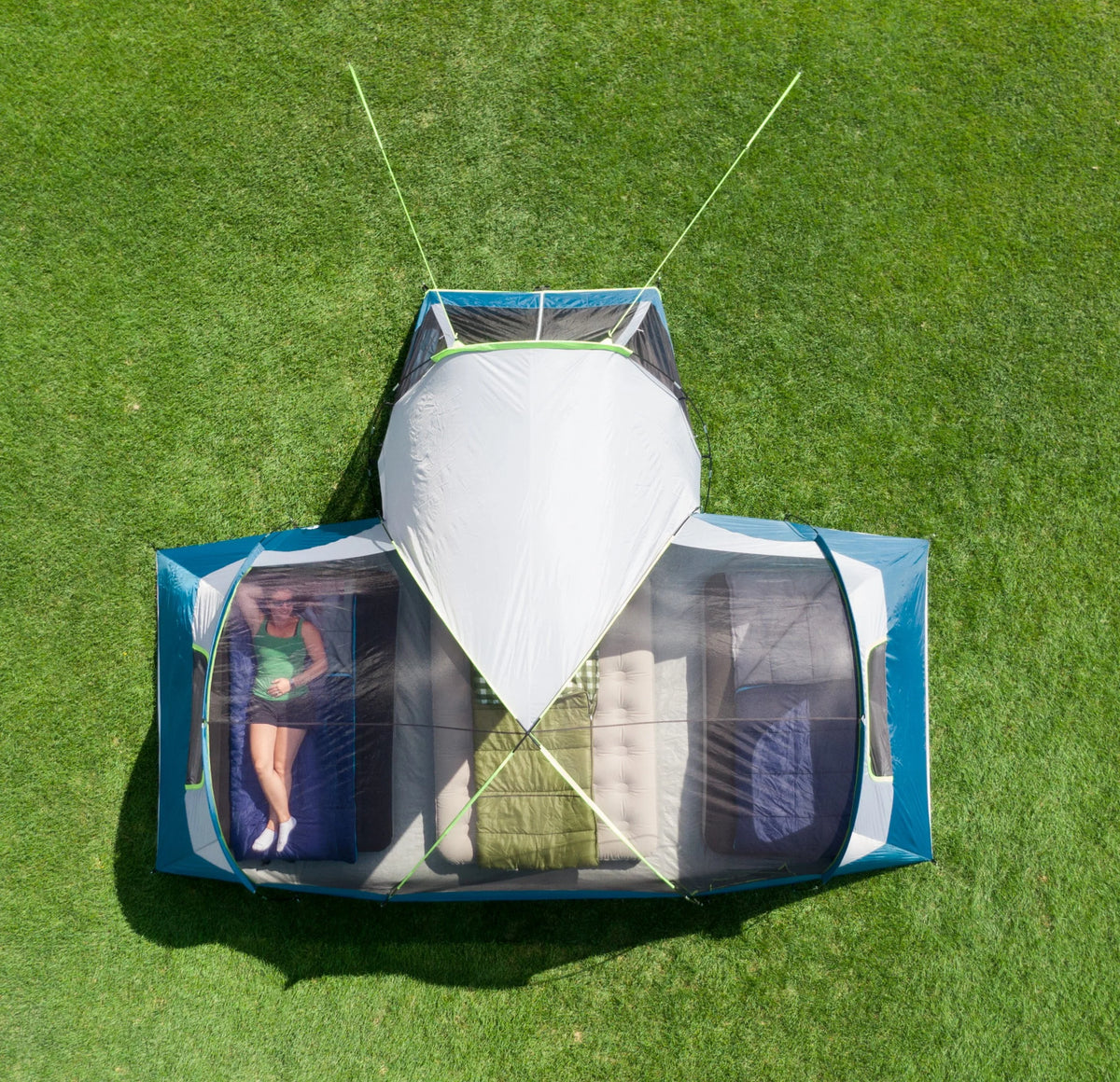 10-Person Modified Dome Tent with Screen Porch H9654