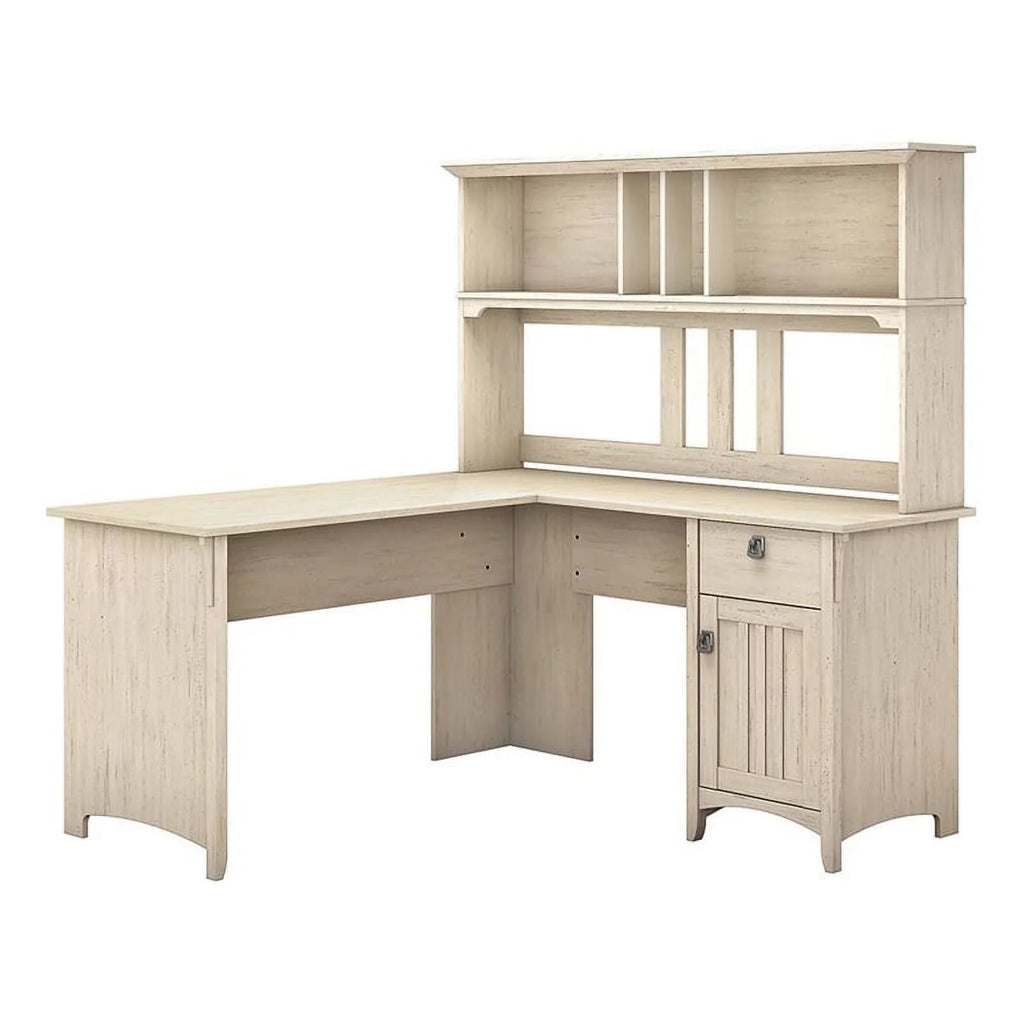 L Shaped Desk with Hutch E95358