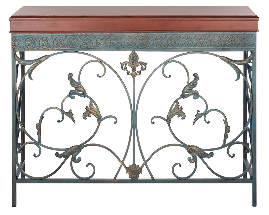 Brown Traditional Console End Table W478