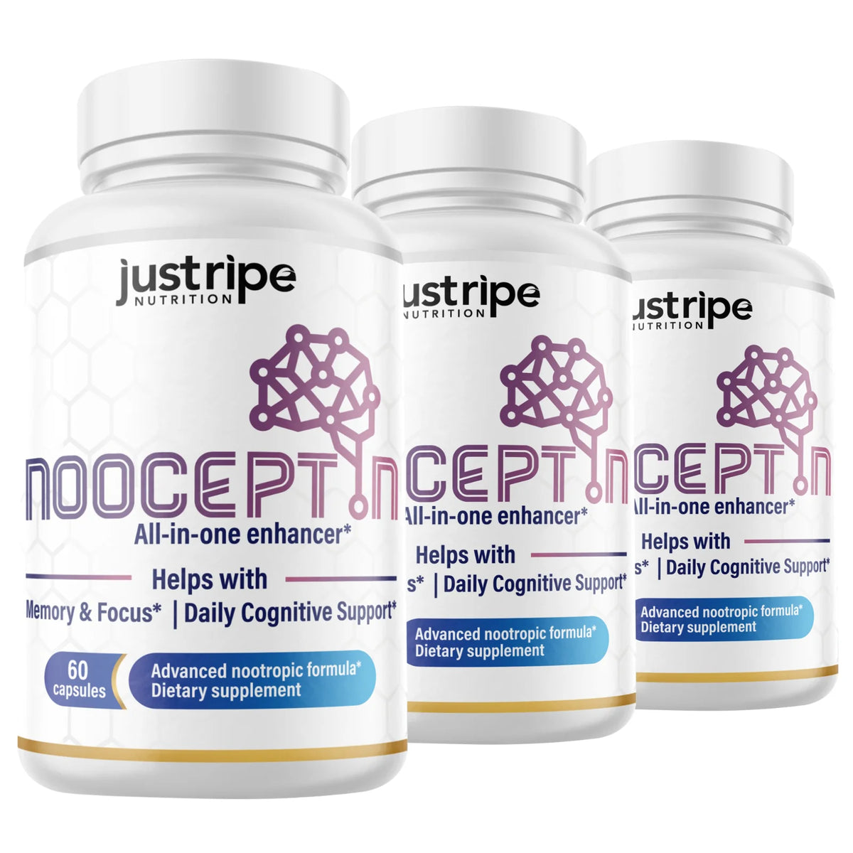 3 Pack Cognitive Enhancer Capsules L337803