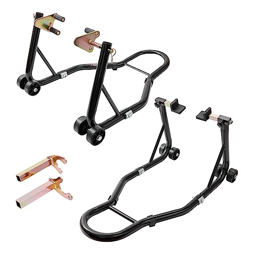 850lbs Motorcycle Stand Lift Front Rear Combo Black B41259
