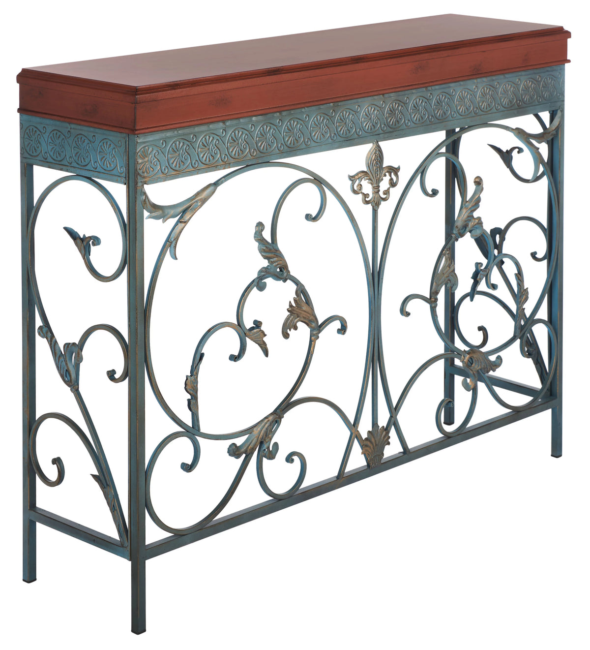Brown Traditional Console End Table W478