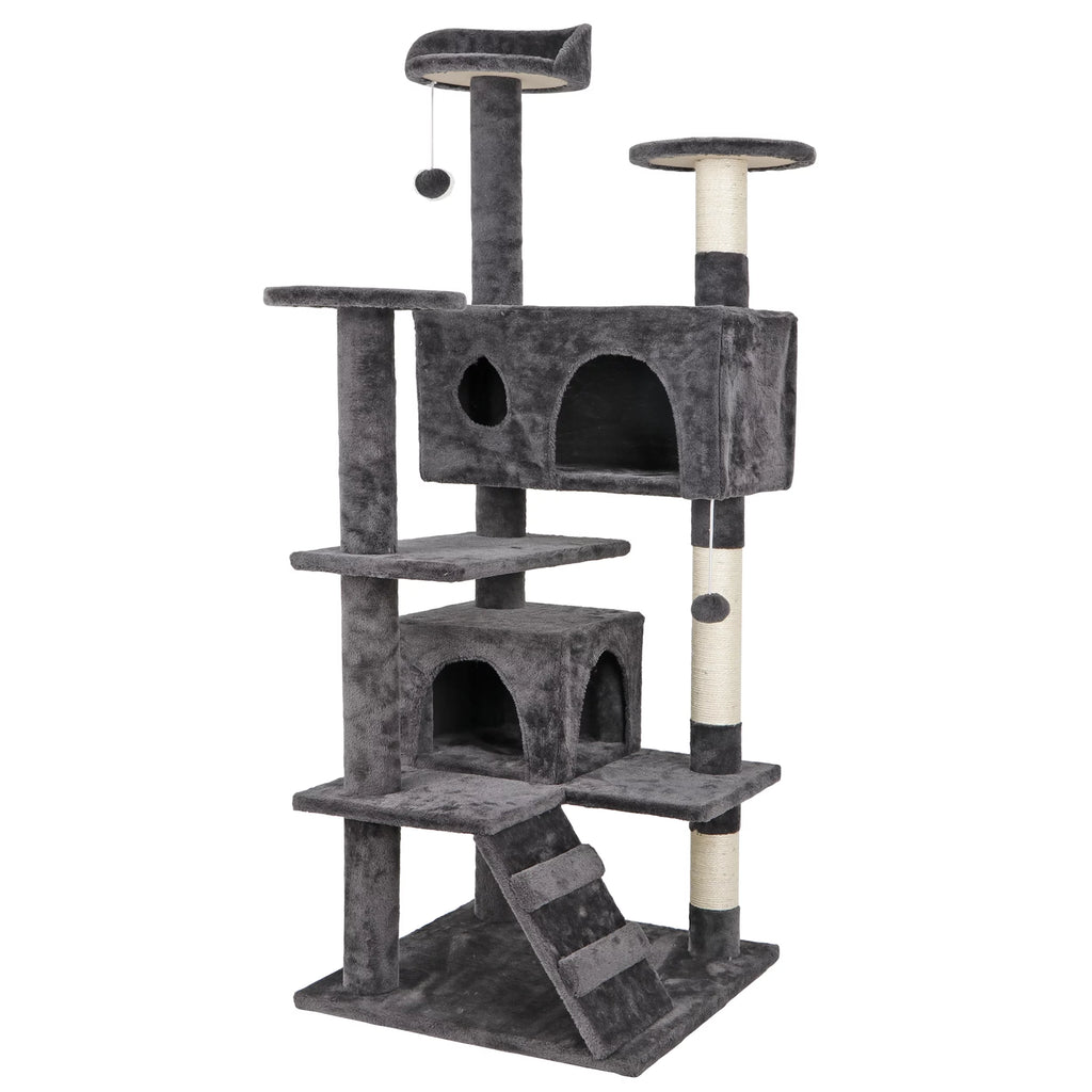 53'' Dark Gray Cat Tree I2131