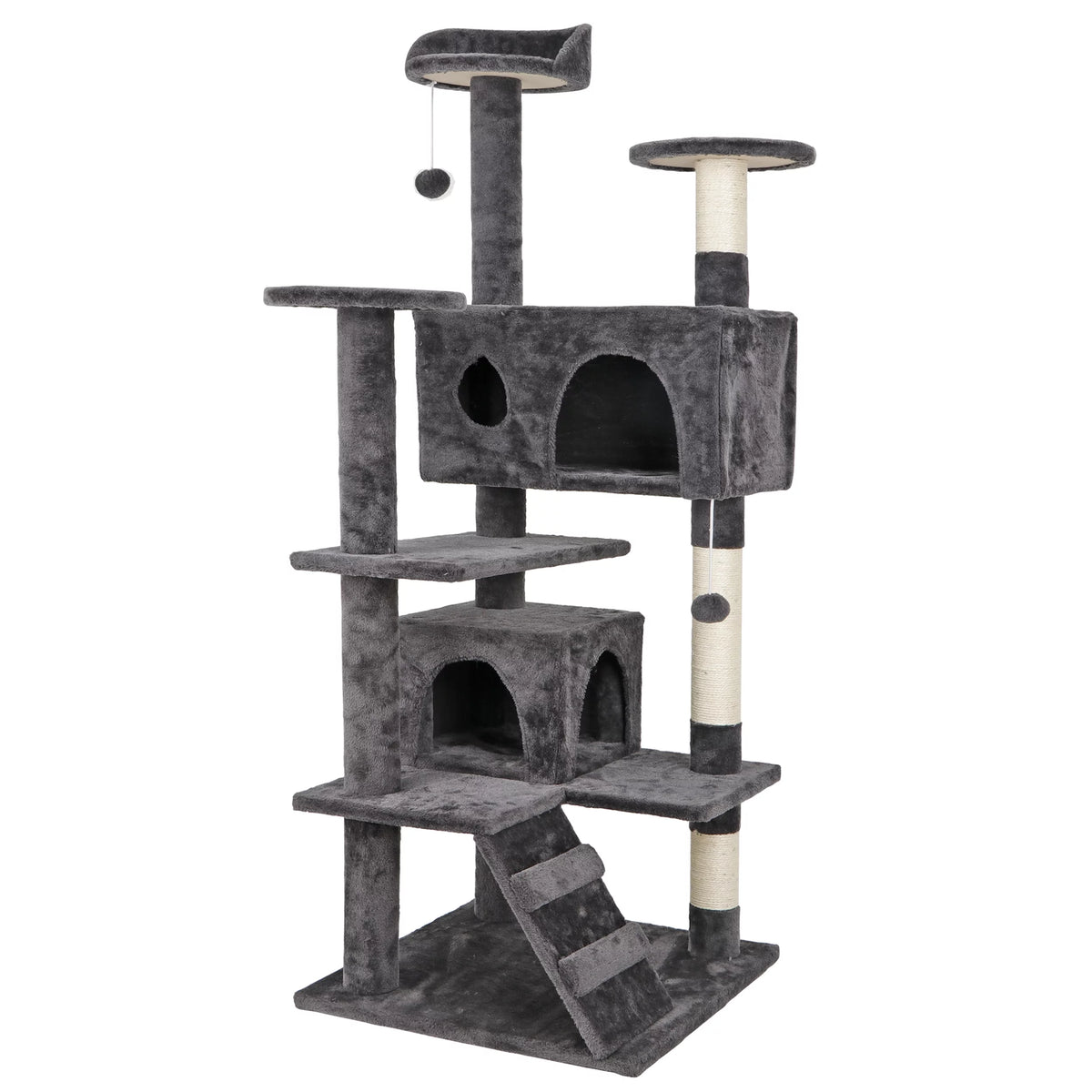 53'' Dark Gray Cat Tree I2131