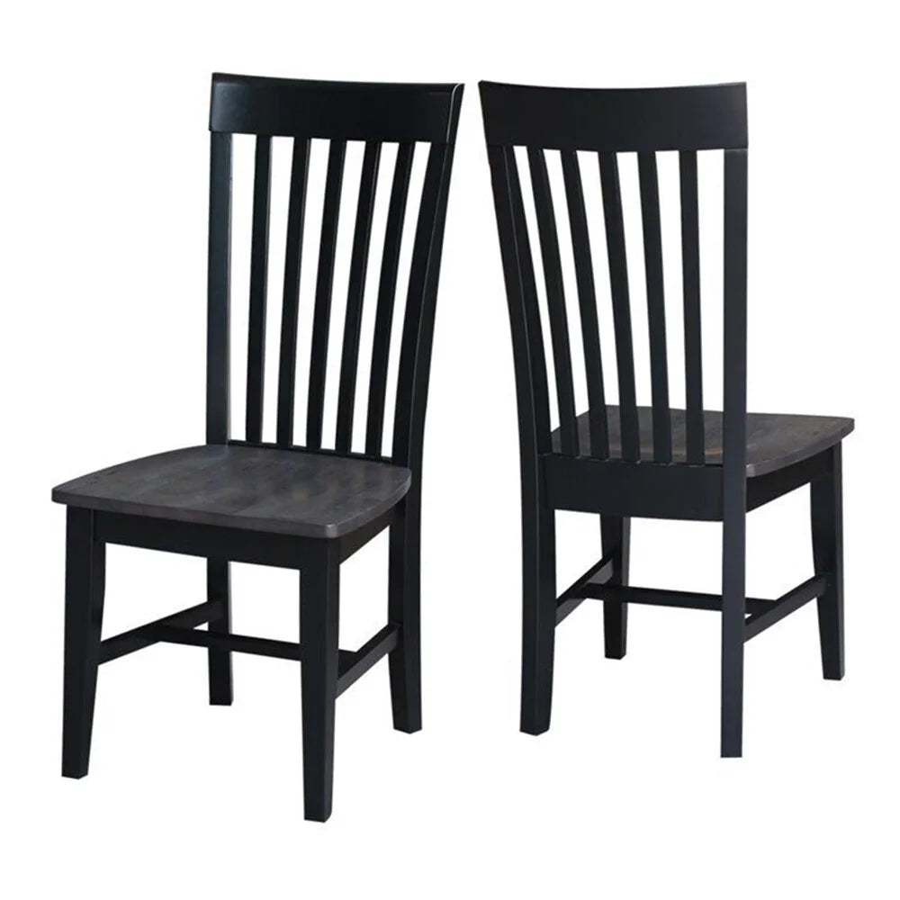 Set of 2 Solid Wood Chairs F75379