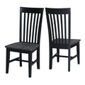 Set of 2 Solid Wood Chairs F75379