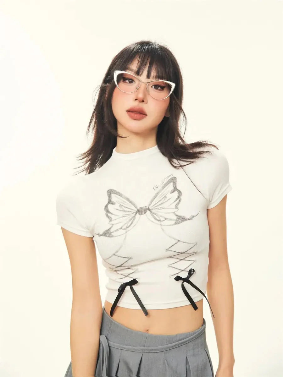 Ribbon Butterfly Shirts B629700