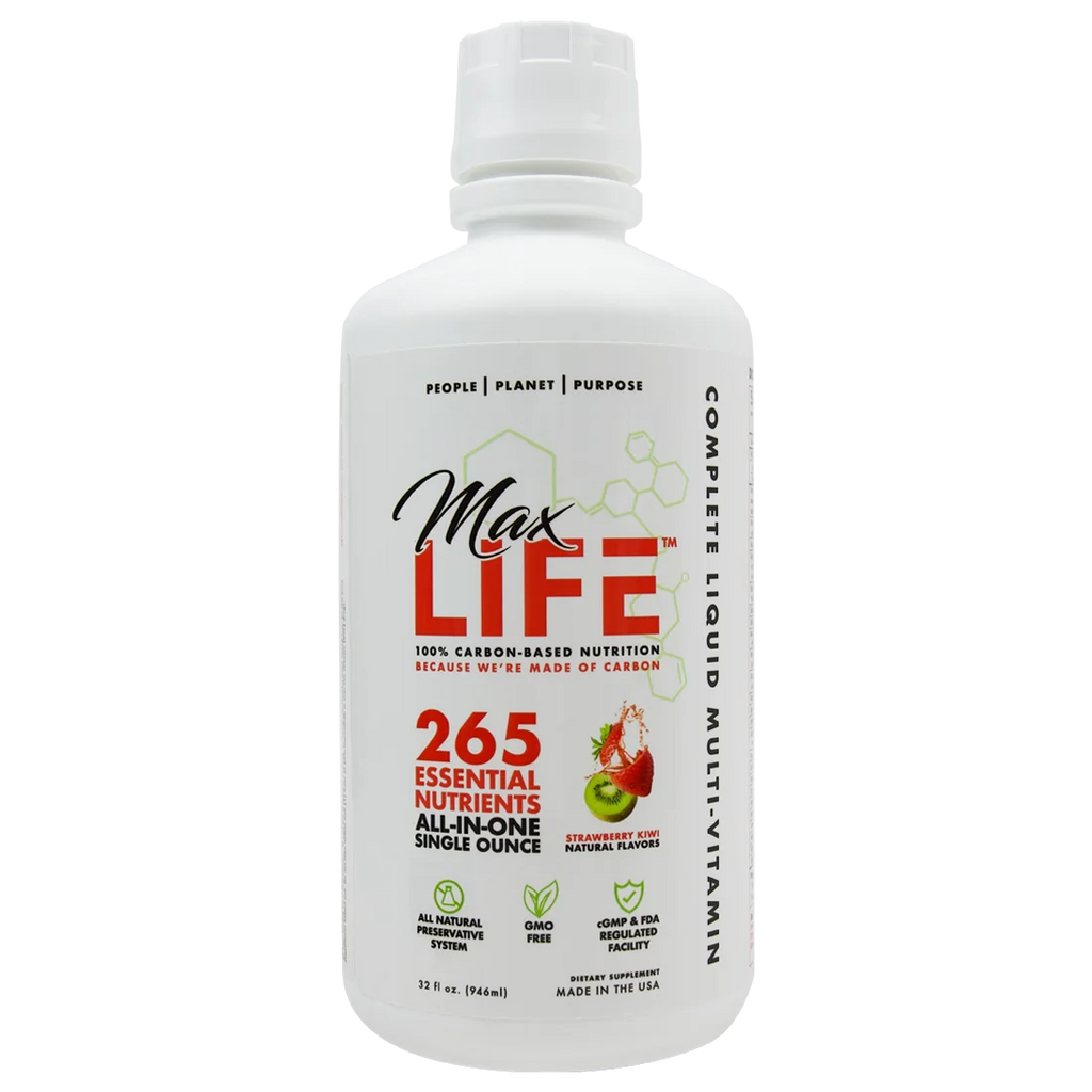 Organic Liquid Multi Vitamin 265 Essential Nutrients 32 oz Strawberry Kiwi G397