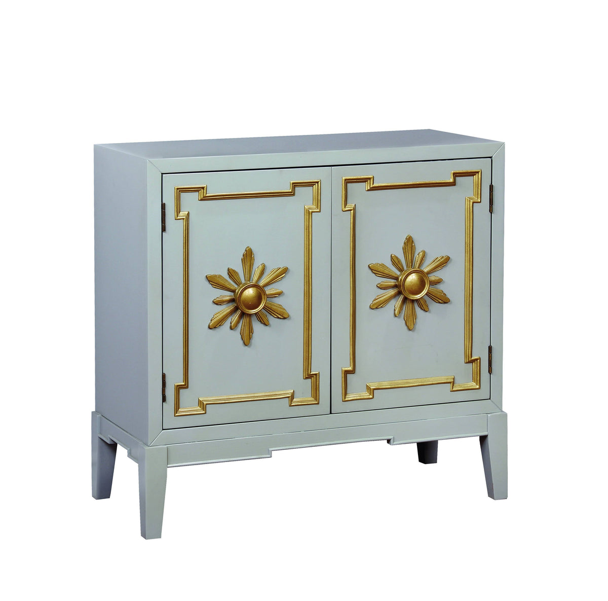 Grey Dual Cabinet Hallway Chest K115