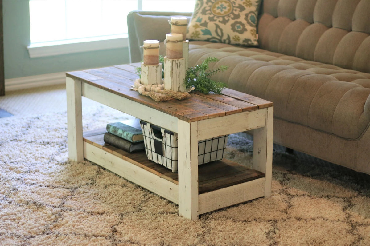 White Combo Coffee Table N86196