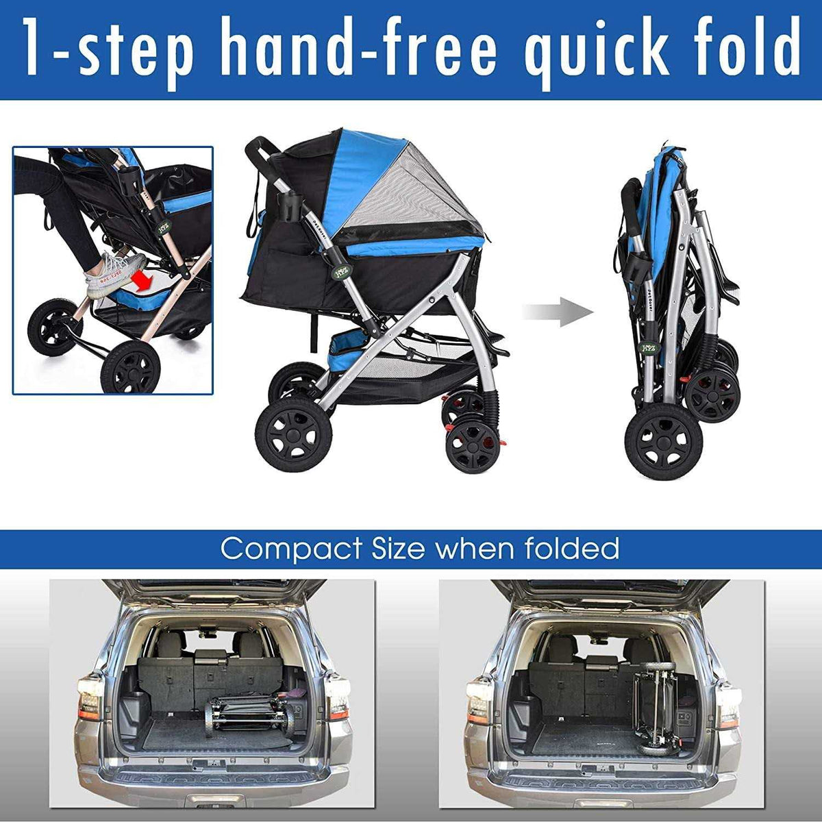 Heavy Duty Pet Stroller F739