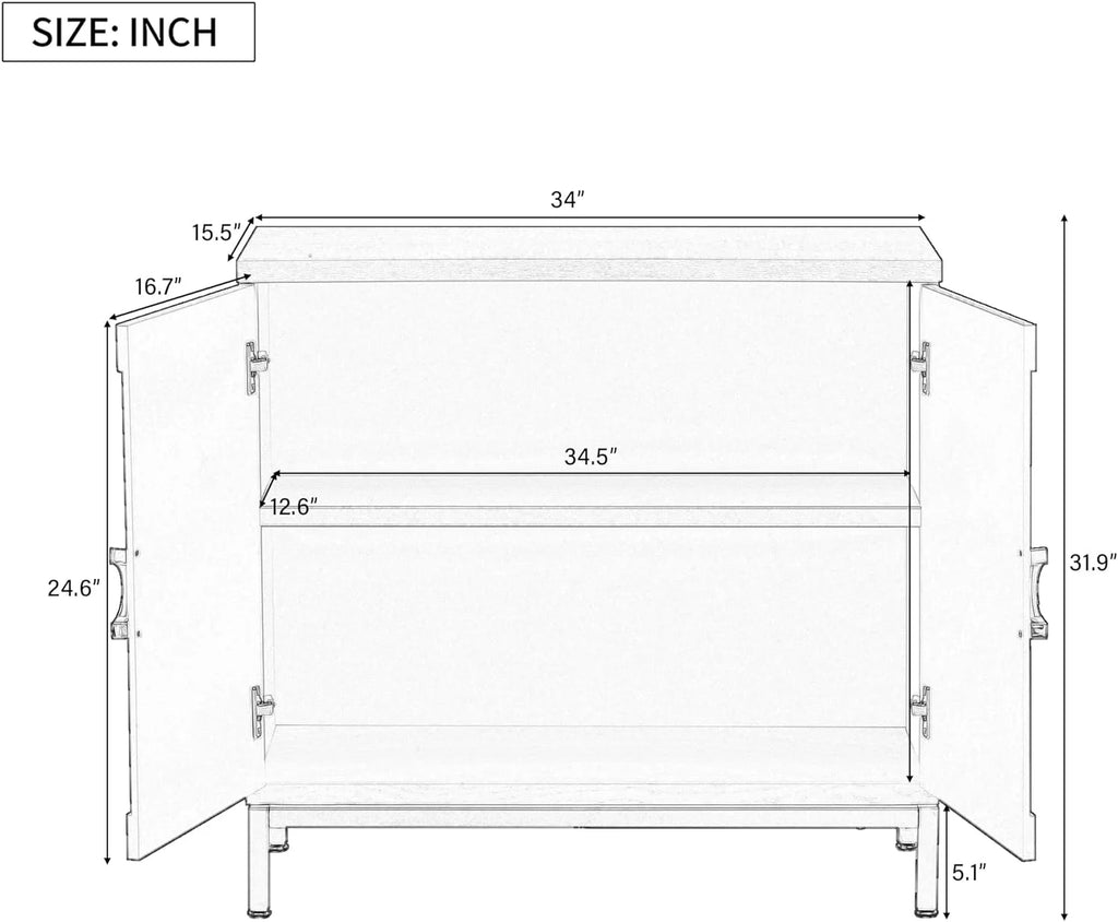 Black Storage Cabinet with Solid Wood Veneer X17900