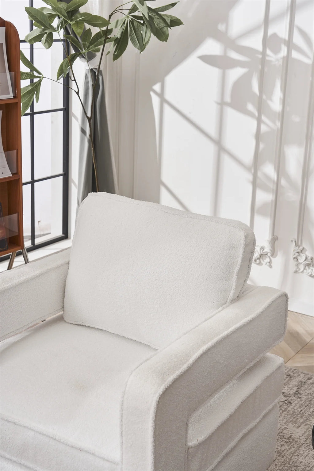 Modern Swivel Accent Barrel Chair A372891