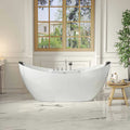 67 Freestanding Whirlpool Bathtub with Faucet G1430