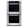 5 cu. ft. Electric Double Wall Oven with Self-Cleaning in Stainless Steel C165055