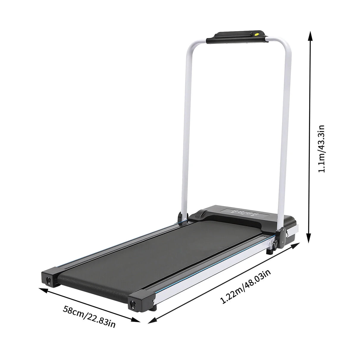 2-in-1 Foldable Walking Pad Treadmill G222