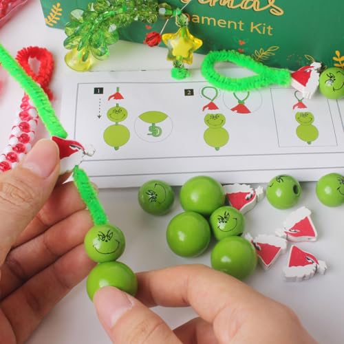 Christmas Beaded Ornament Kit, 30 Sets T50578