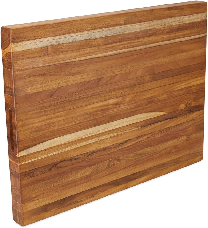 Extra-Large Teak Cutting Board with Hand Grip T7974