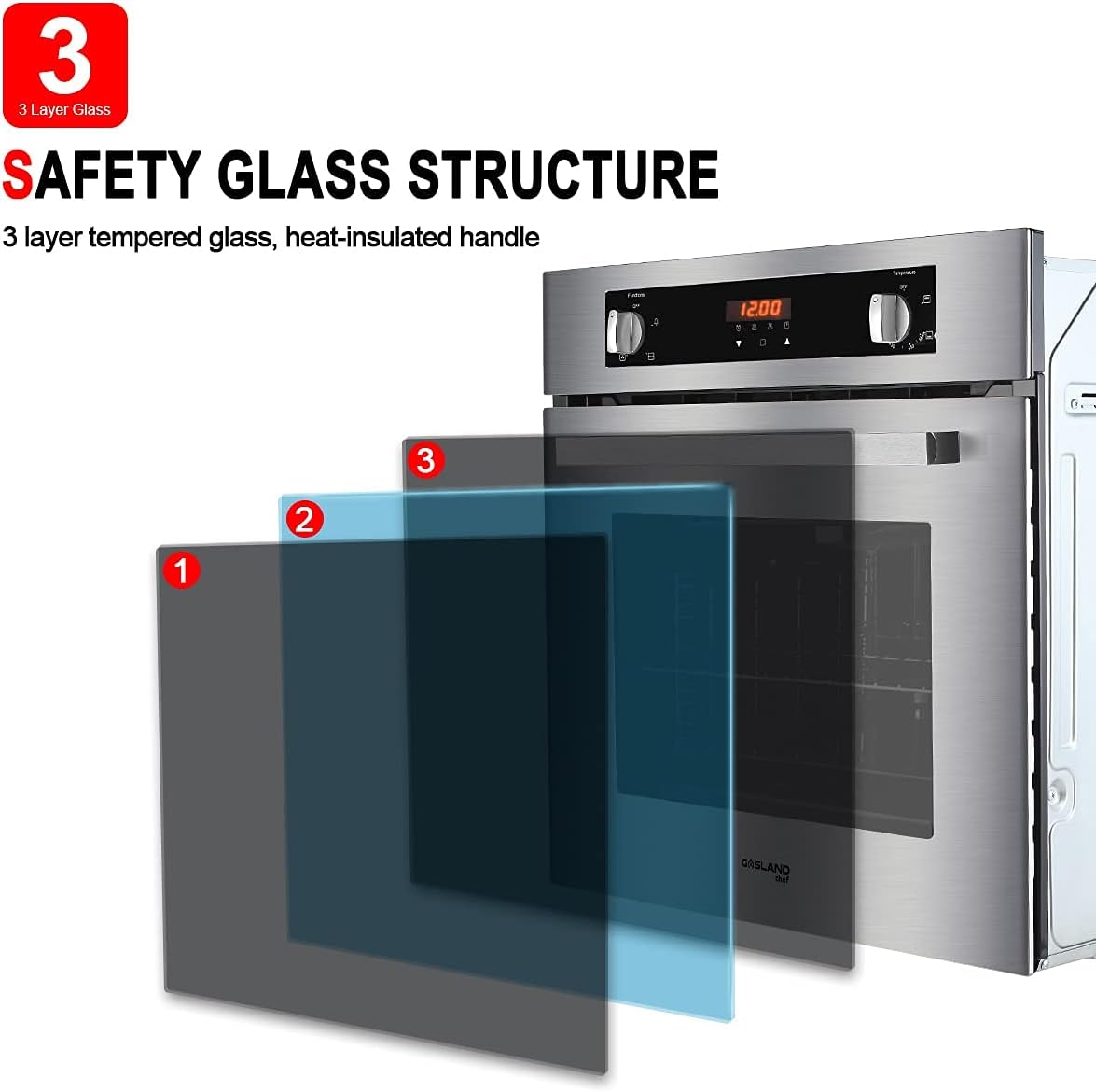 24 Built-in Natural Gas Single Wall Oven with Rotisserie C27799