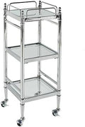 Glass Cart in Chrome C1663