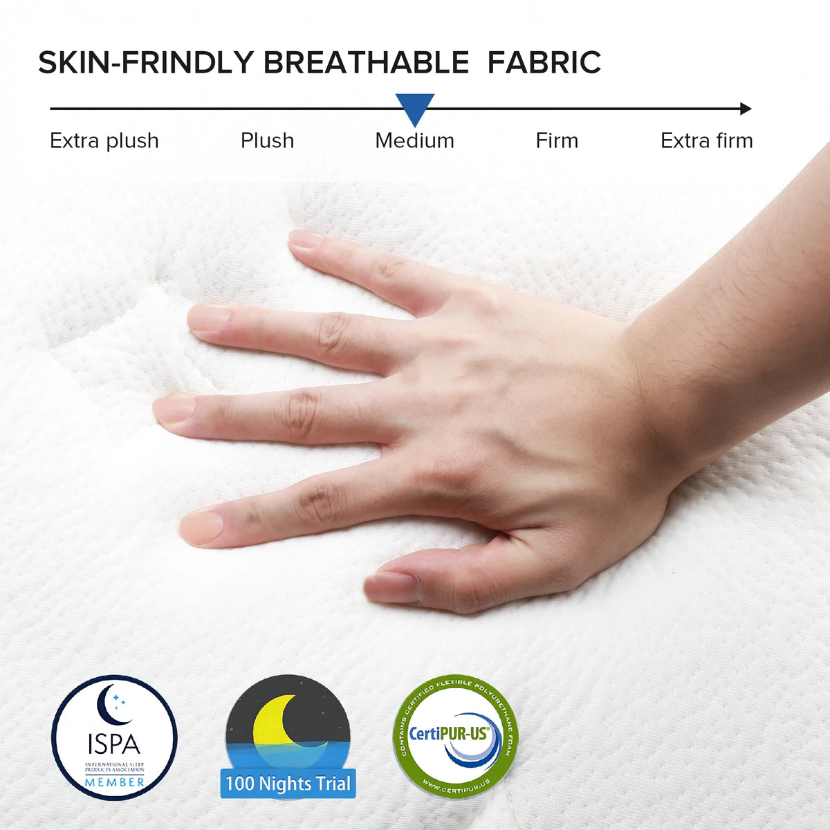 Queen 12 inch Cooling-Gel Memory Foam Innerspring Mattress N19928