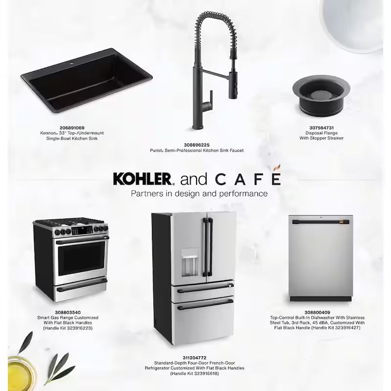 5.7 cu. ft. Matte Black Undercounter Dual-Drawer Refrigerator W22482