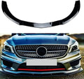 Black Front Bumper Splitter Lip H1652