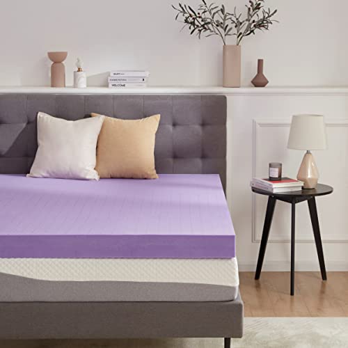 2 Inch Gel Memory Foam Mattress Topper Twin Size Y96582
