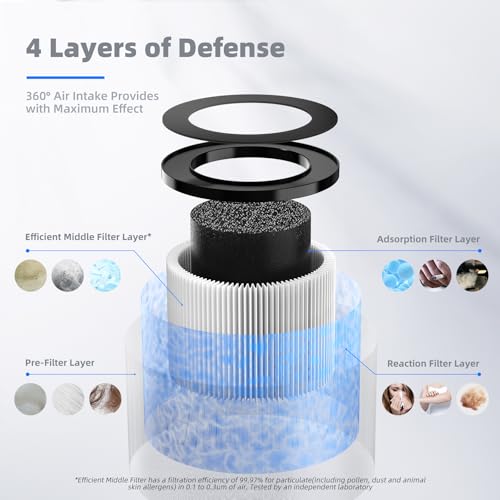 Air Filter Replacement 4-in-1 2 Pack R1765