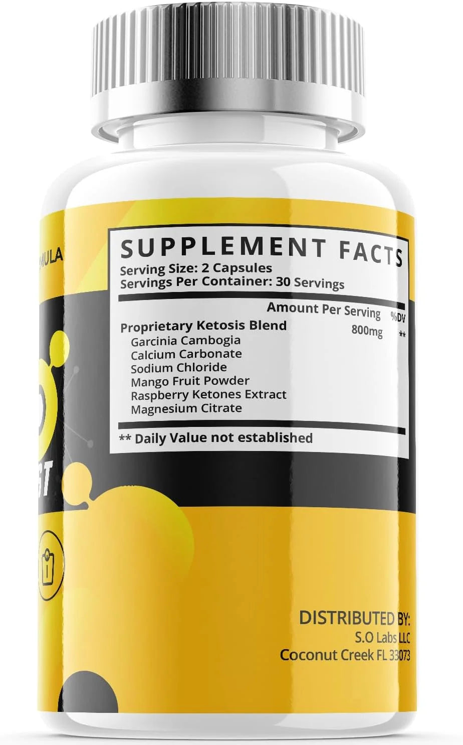 120 Capsules Keto Dietary Supplement V2976