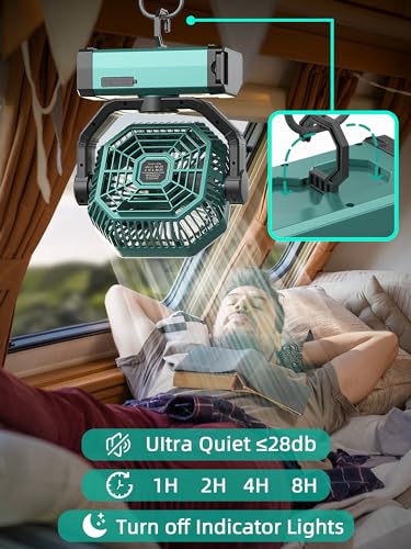 Portable Rechargeable 9-Inch Camping Fan K1644
